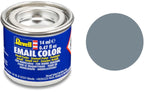 Revell hobbyverf enamel verf – #57 grey – matt – ral7000 – enamel – verf potje – 14 ml