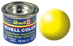 Revell hobbyverf enamel verf – #312 luminous yellow – satin – ral1026 – enamel – verf potje – 14 ml