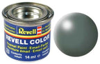 Revell hobbyverf enamel verf – #360 fern green – satin – ral6025 – enamel – verf potje – 14 ml