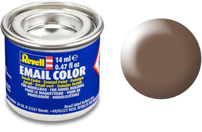 Revell hobbyverf enamel verf – #381 brown – satin – ral8025 – enamel – verf potje – 14 ml