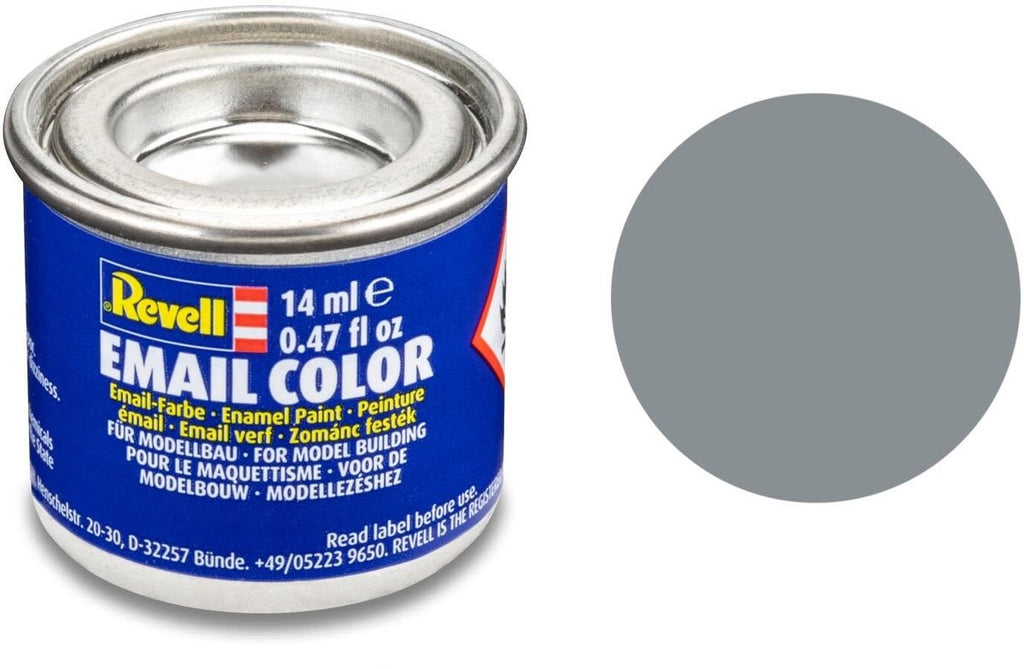 Revell hobbyverf enamel verf – #43 middle grey – matt – usaf – enamel – verf potje – 14 ml