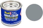 Revell hobbyverf enamel verf – #43 middle grey – matt – usaf – enamel – verf potje – 14 ml