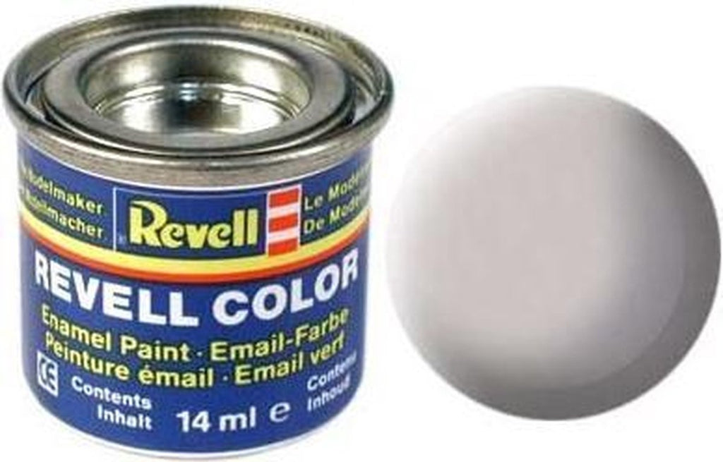 Revell hobbyverf enamel verf – #43 middle grey – matt – usaf – enamel – verf potje – 14 ml