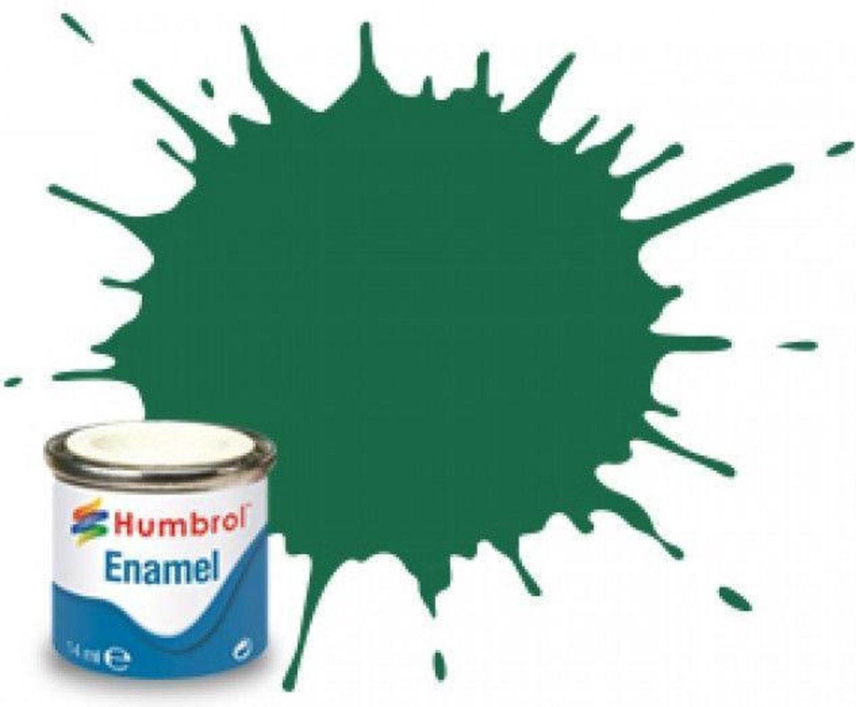 Humbrol enamel modellak – nr. 030 donkergroen matt – 14 ml