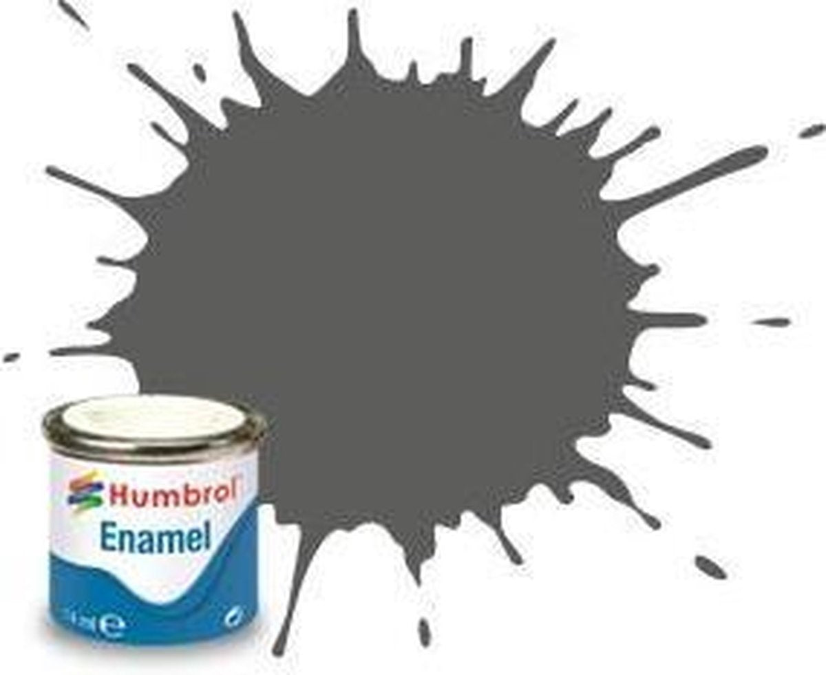 Humbrol hobbyverf enamel verf – #31 slate grey – matt – enamel verf potje – 14 ml