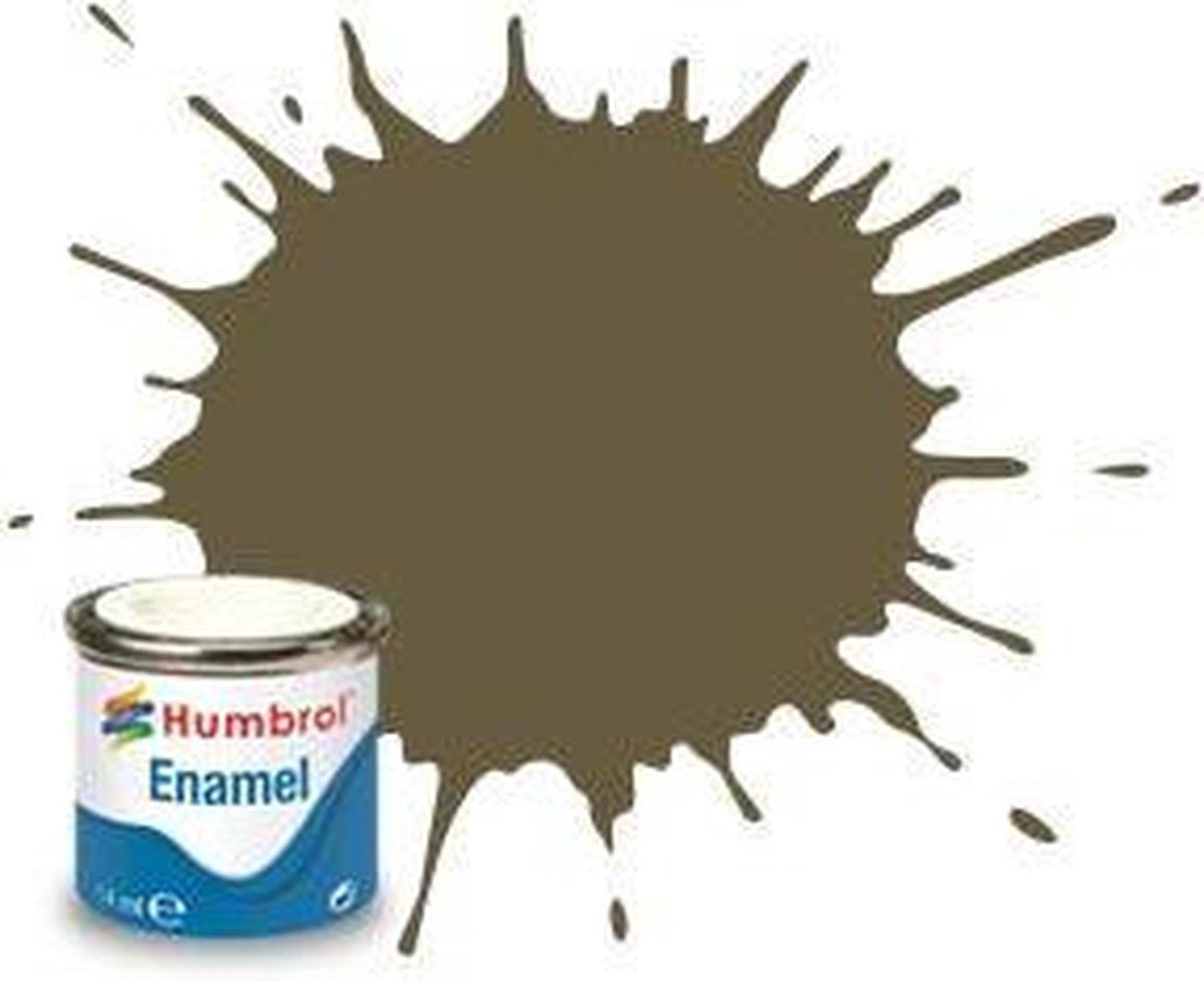 Humbrol enamel modellak – nr. 086 olijfgroen matt – 14 ml