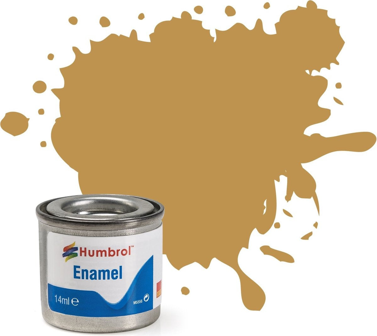 Humbrol emailleverf mat – 14 ml – no. 93 desert yellow