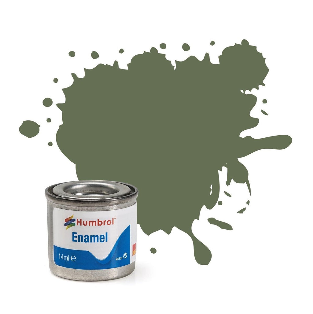 Humbrol hobbyverf enamel verf – #105 marine green – matt – enamel verf potje – 14 ml