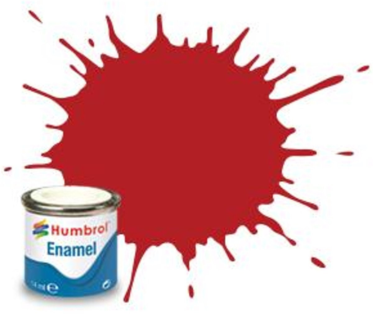 Humbrol emailleverf mat – 14 ml – no.153 insignia red