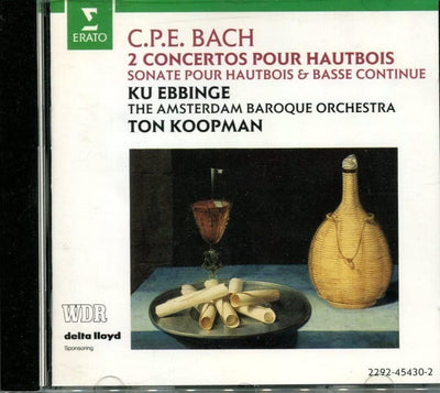 C.p.e. bach – concertos pour hautbois – ebbinge -koopman – CD