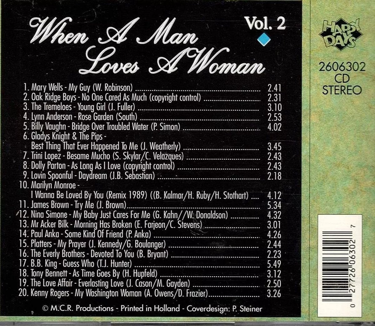 When a man loves a woman vol. 2 – CD