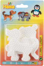 Hama – strijkkralengrondplaat – 3 stuks – olifant, pinguin, hond