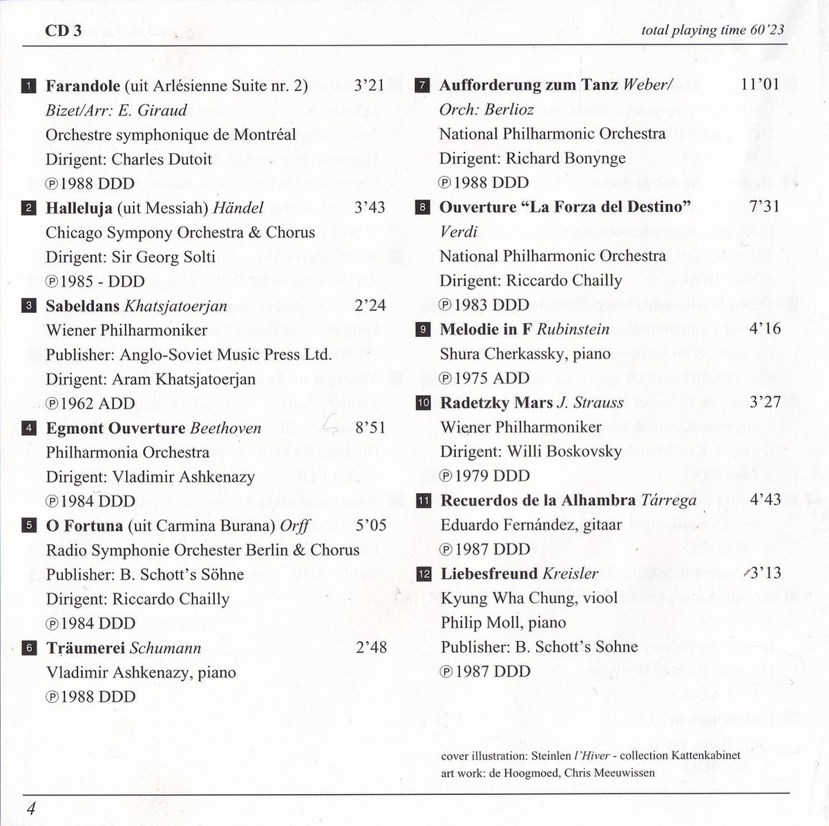 3cd music for the millions vol. 1 – diverse componisten – diverse artiesten – CD