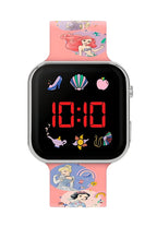 Accutime – led watch disney princess – kinderhorloge met led display voor datum en tijd – roze
