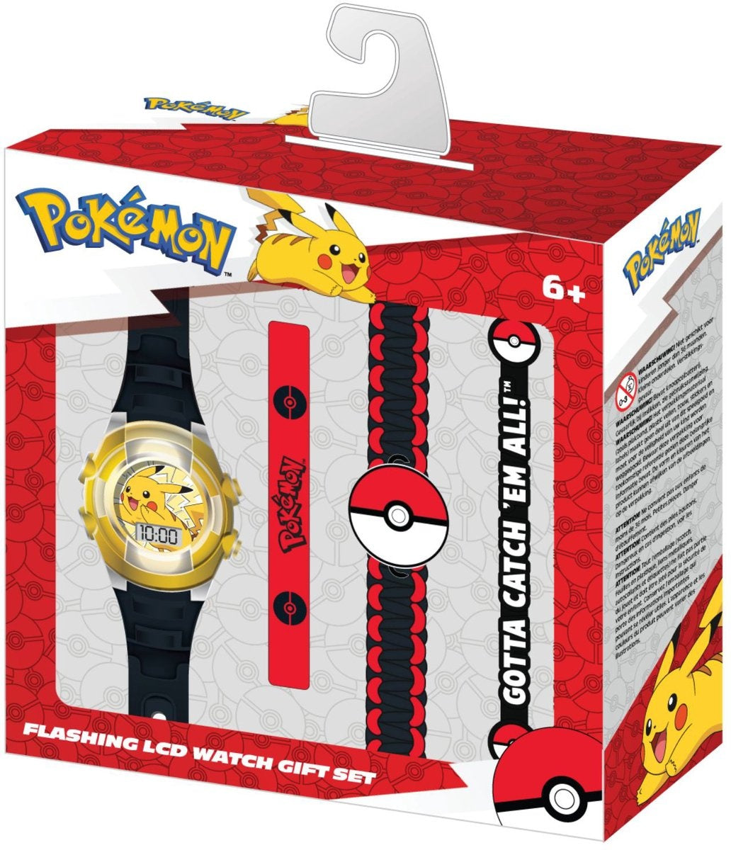 Accutime – lcd pokémon horloge met accessoires