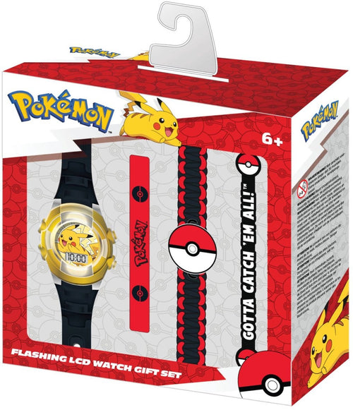 Accutime – lcd pokémon horloge met accessoires