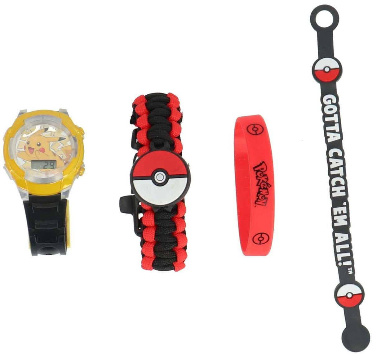 Accutime – lcd pokémon horloge met accessoires