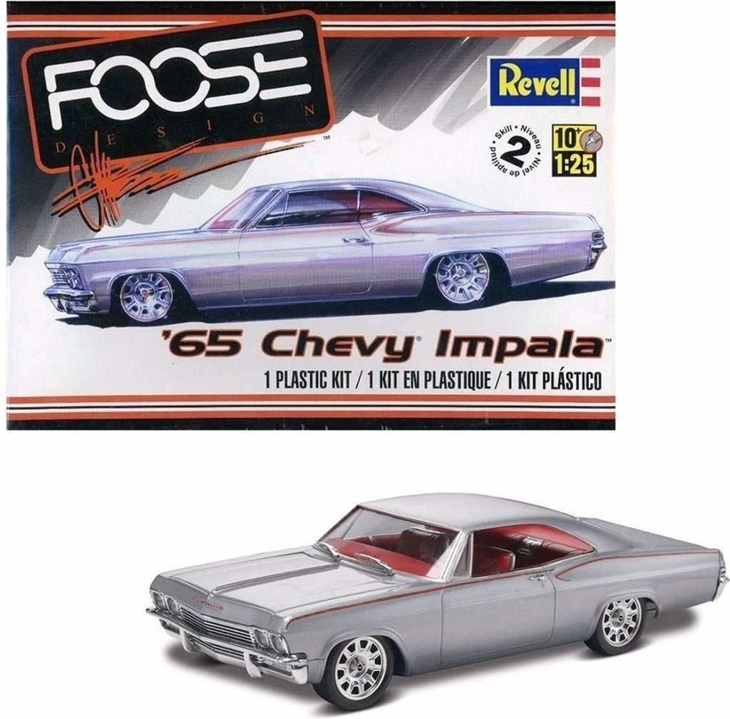 Revell modelbouwpakket auto – 14190 1965 chevy impala – amerikaanse auto plastic – 1:25 – modelbouw