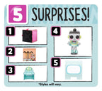 L.o.l. surprise verrassingsset tiny toys meisjes – 5-delig