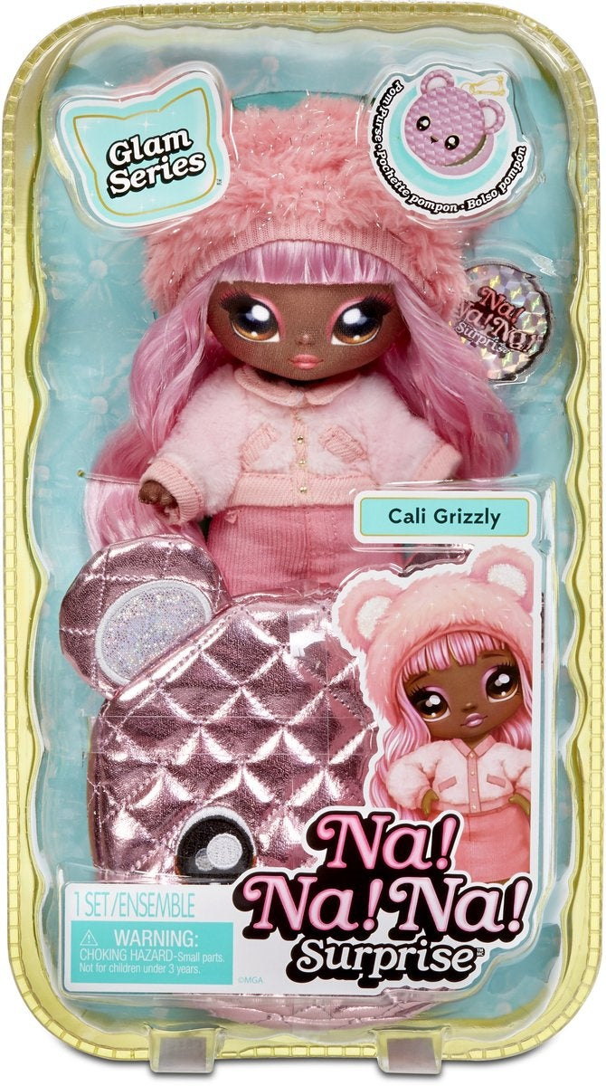 Na na na surprise 2-in-1 pom pop cali grizzly – glam serie