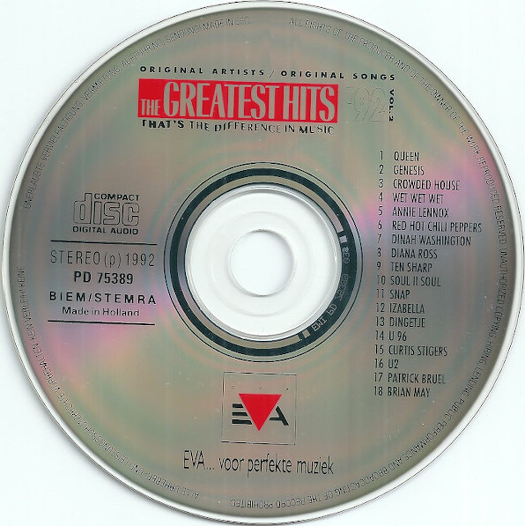 The greatest hits 92 – vol.2 – CD
