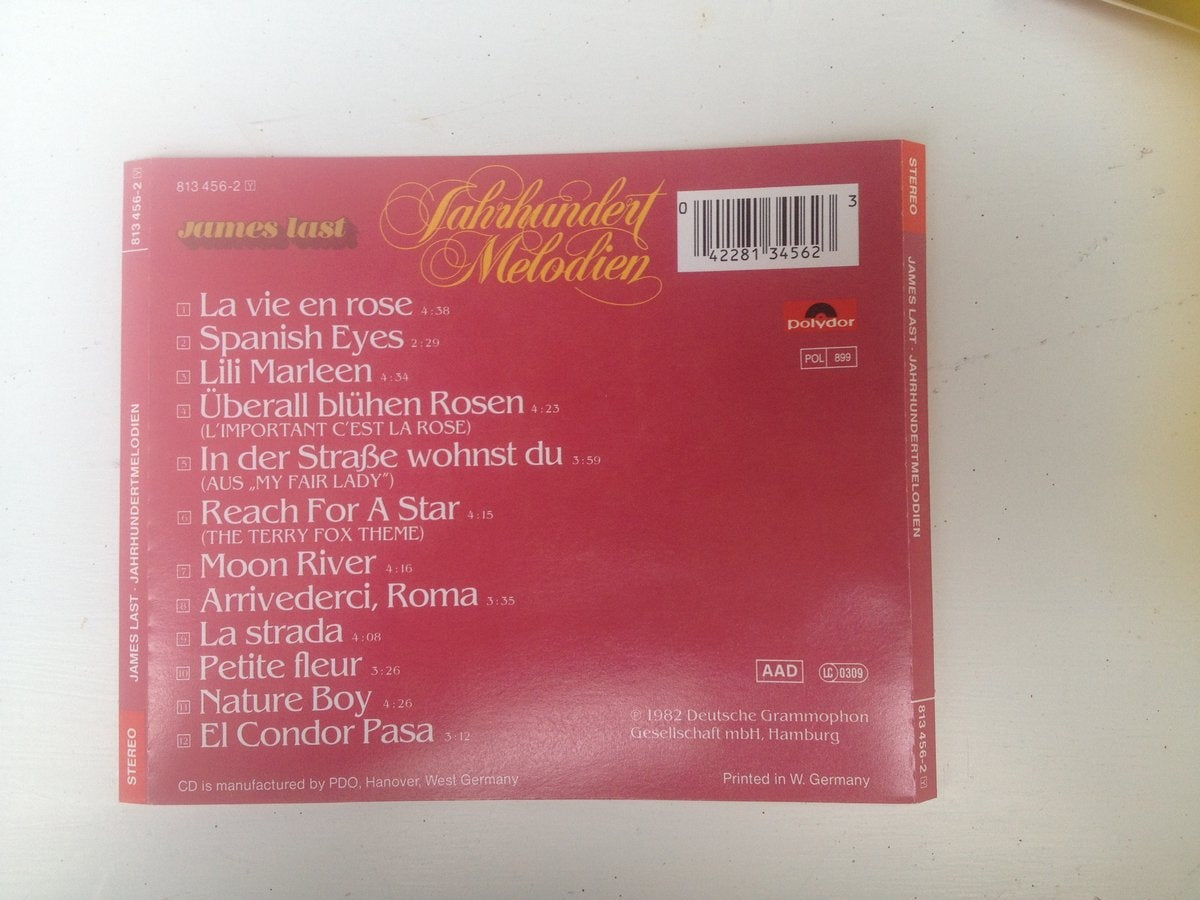 Jahhundertmelodien – CD