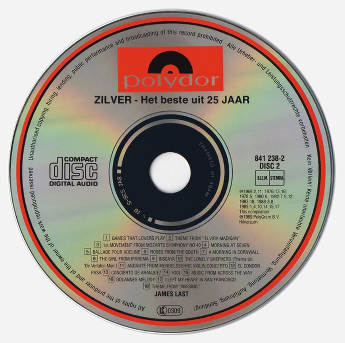 Zilver -beste uit 25 jaar – CD