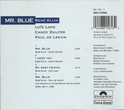 Rene klijn – mr. blue – CD