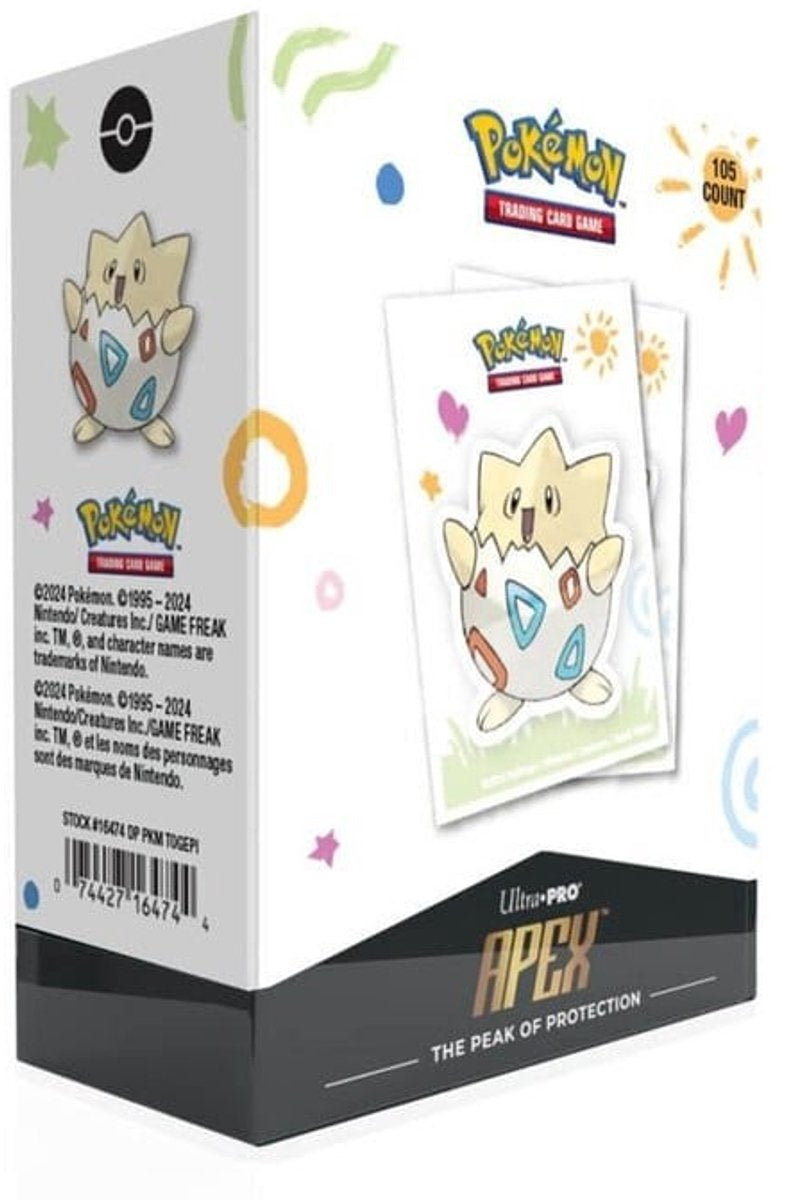 Ultra pro – pokémon TCG – 105 standaardkaarthoesjes – togepi (63 x 89 mm)