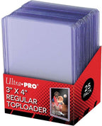 Ultra pro toploader 3x4 regular – deck protectors voor kaarten – 25 stuks