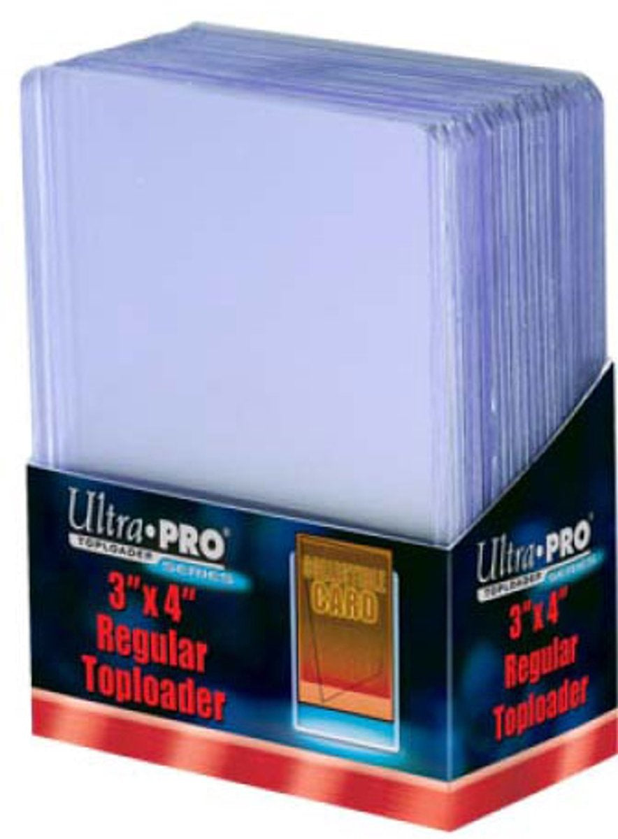 Ultra pro toploader 3x4 regular – deck protectors voor kaarten – 25 stuks