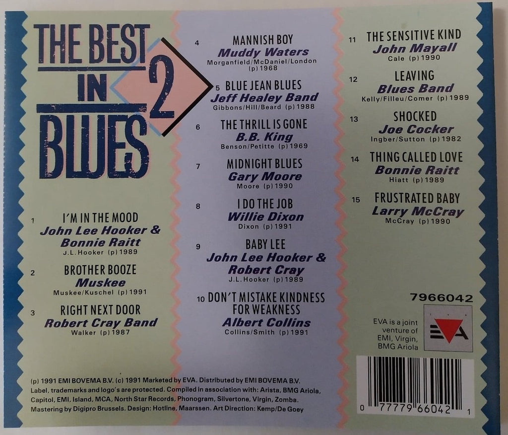The best in blues 2 – eva tv CD 1991