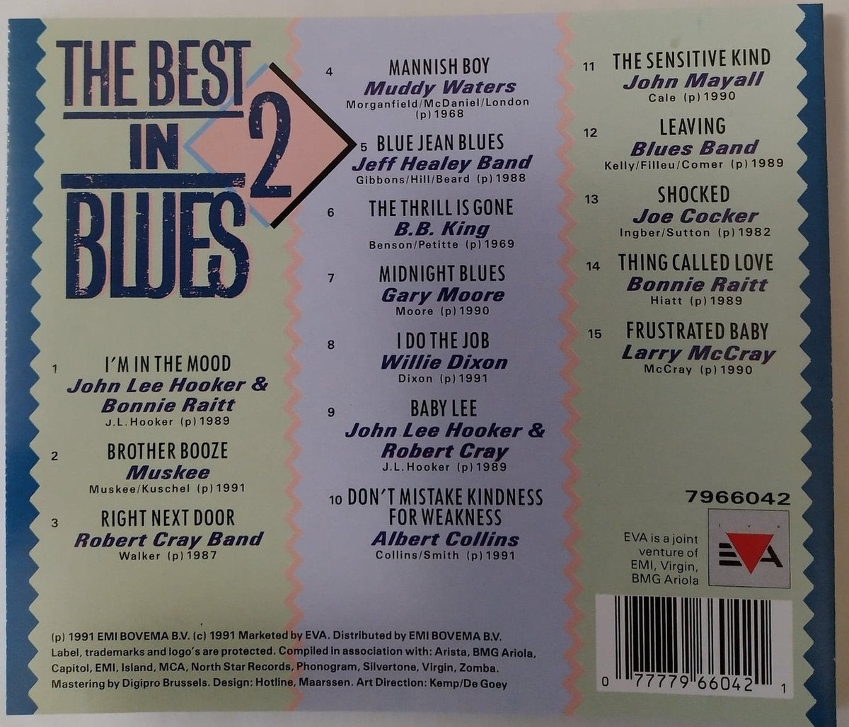 The best in blues 2 – eva tv CD 1991