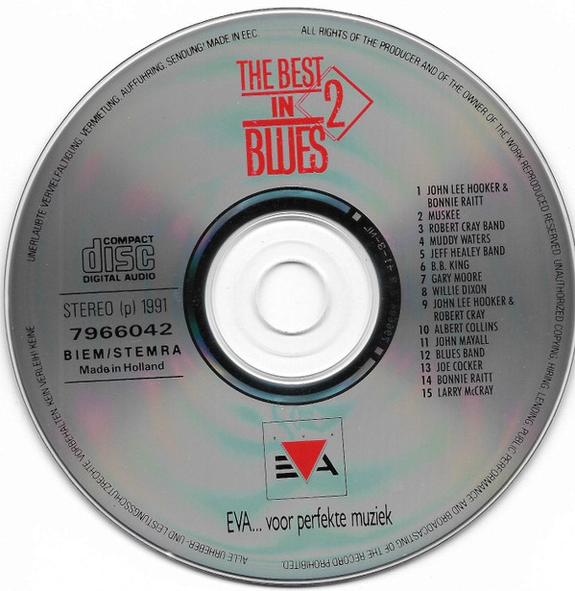 The best in blues 2 – eva tv CD 1991