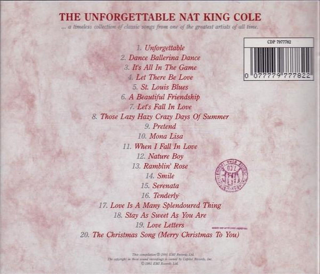 The unforgettable – CD