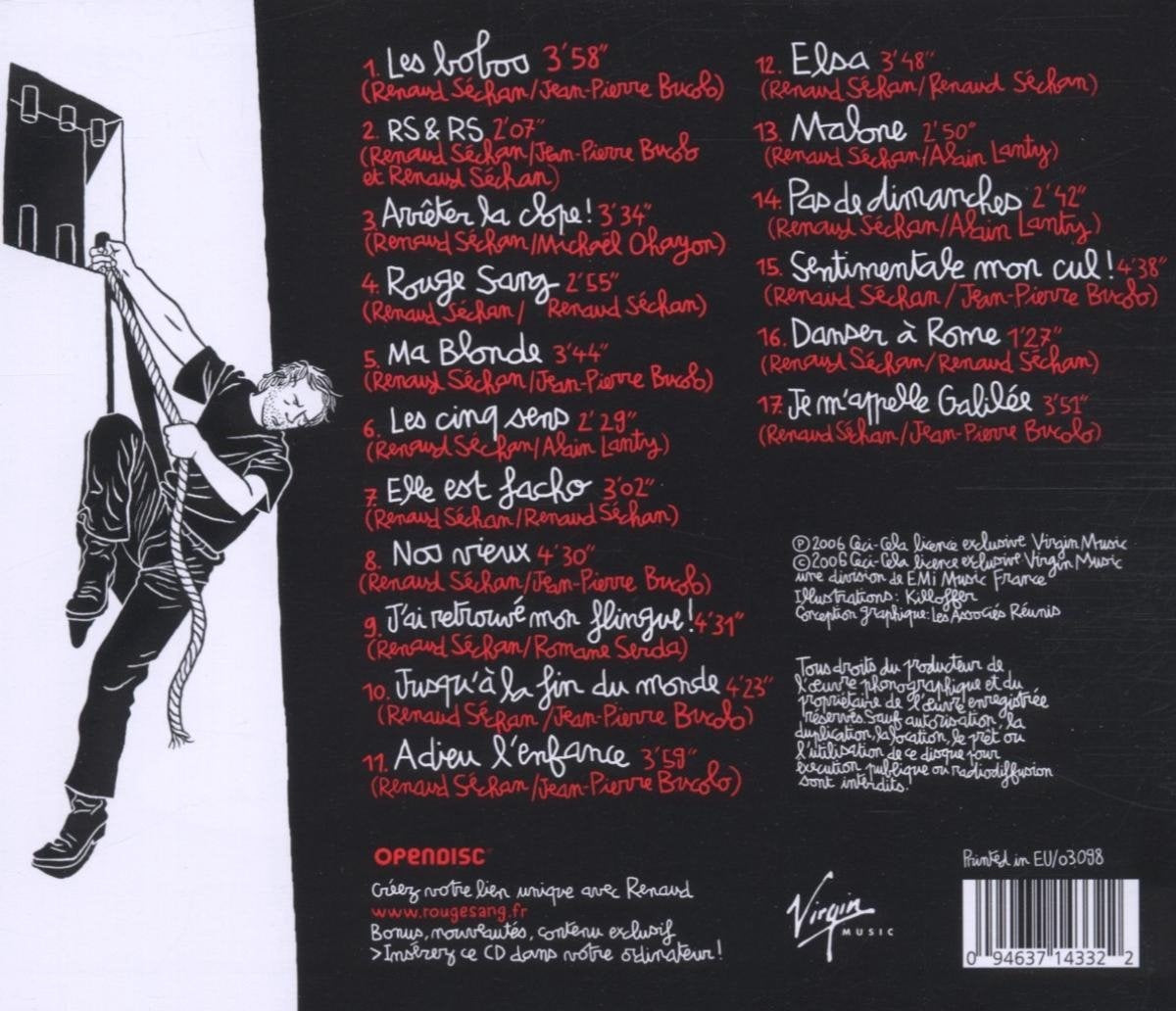 Rouge sang – CD