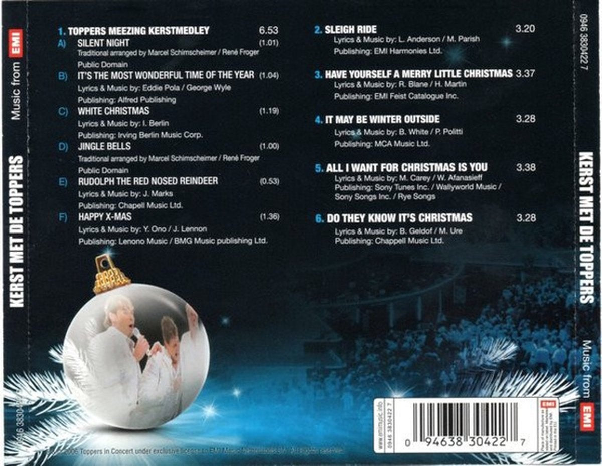 Kerst met de toppers – CD