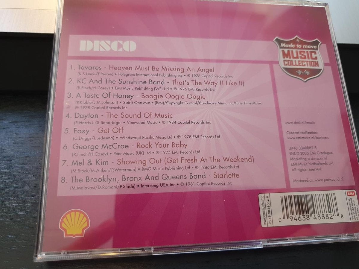 Made to move music collection – disco – CD
