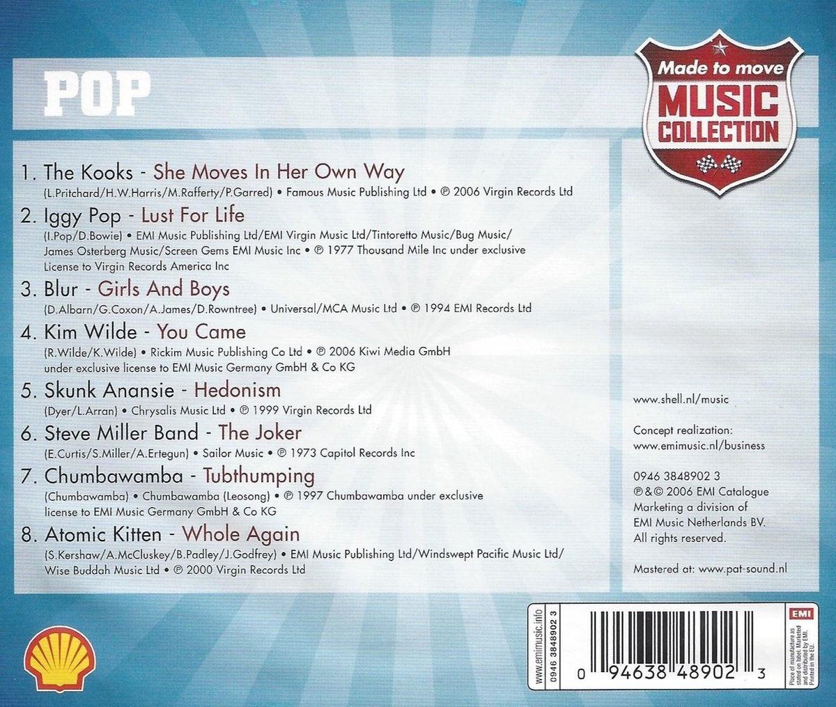 Made to move music collection – pop – CD