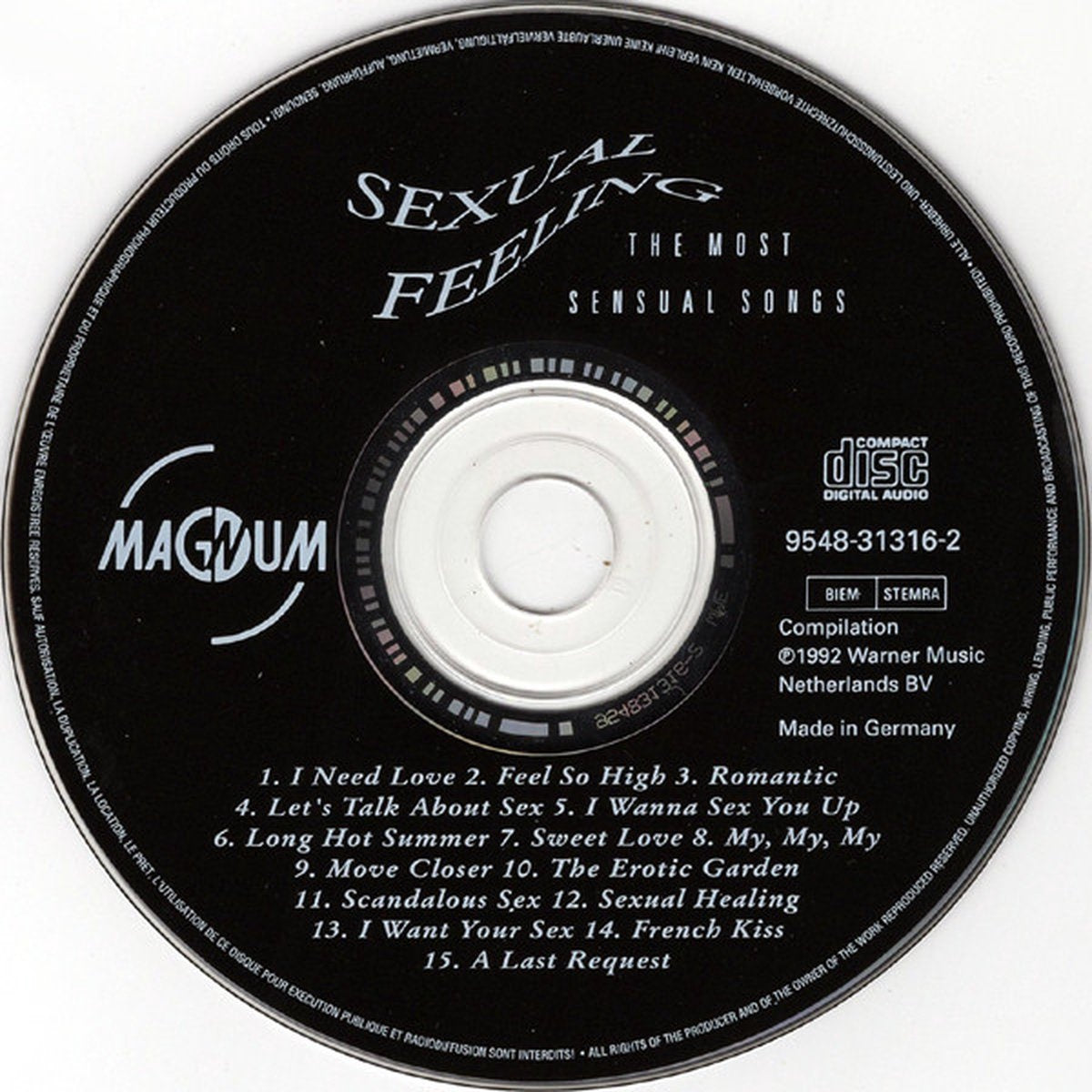 Sexual feeling the most sensual songs – CD