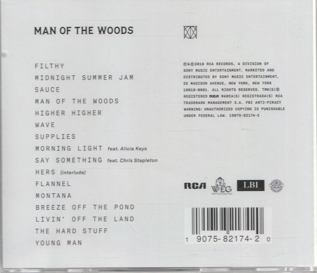 Man of the woods – CD