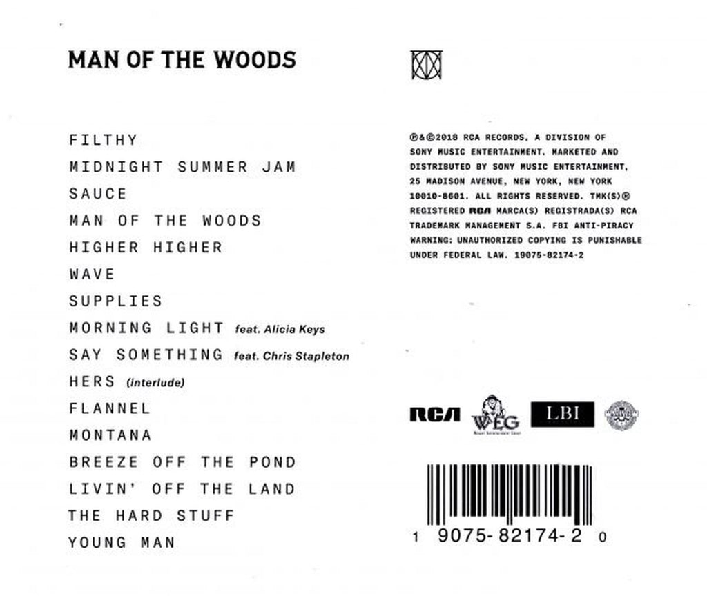 Man of the woods – CD
