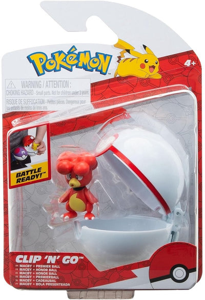 Pokémon – speelfiguur – clip 'n' go – magby