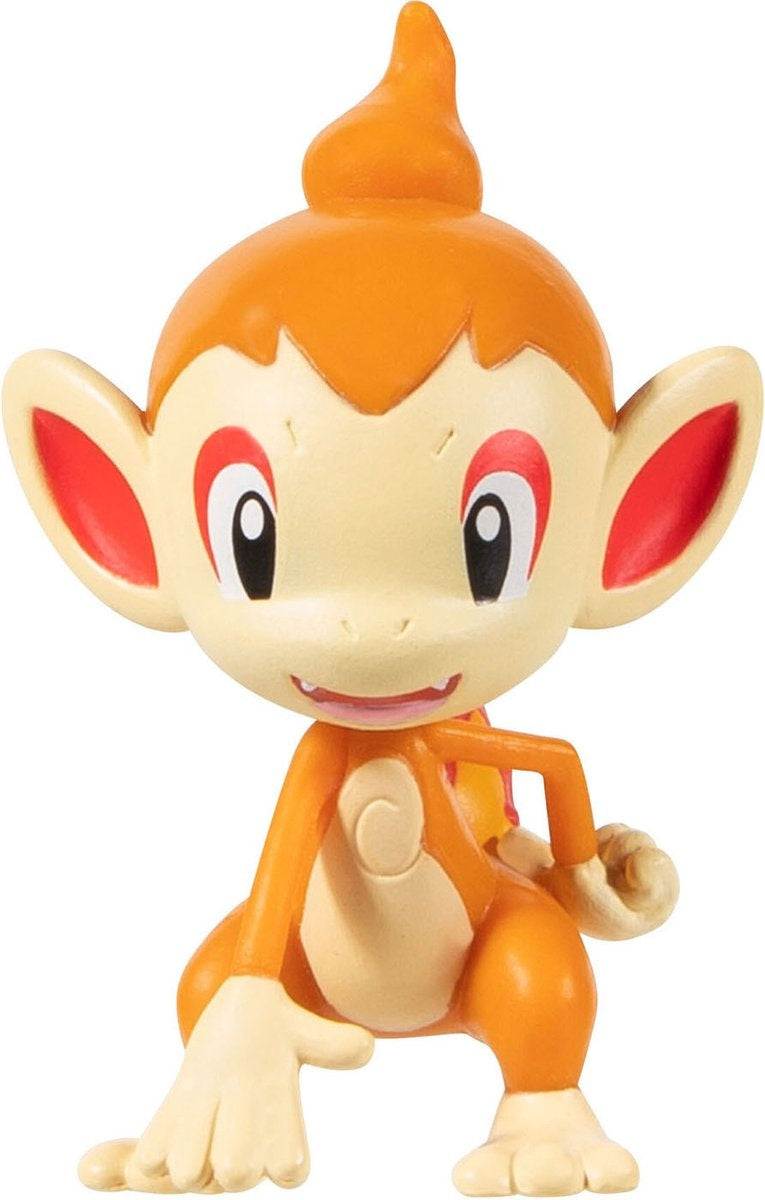 Pokémon surprise attack game chimchar with poké ball vs. wynaut with friend ball