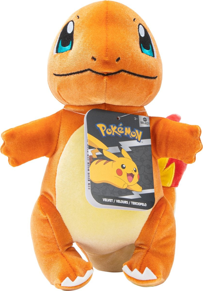Pokémon knuffel – charmander 20 cm – velvet