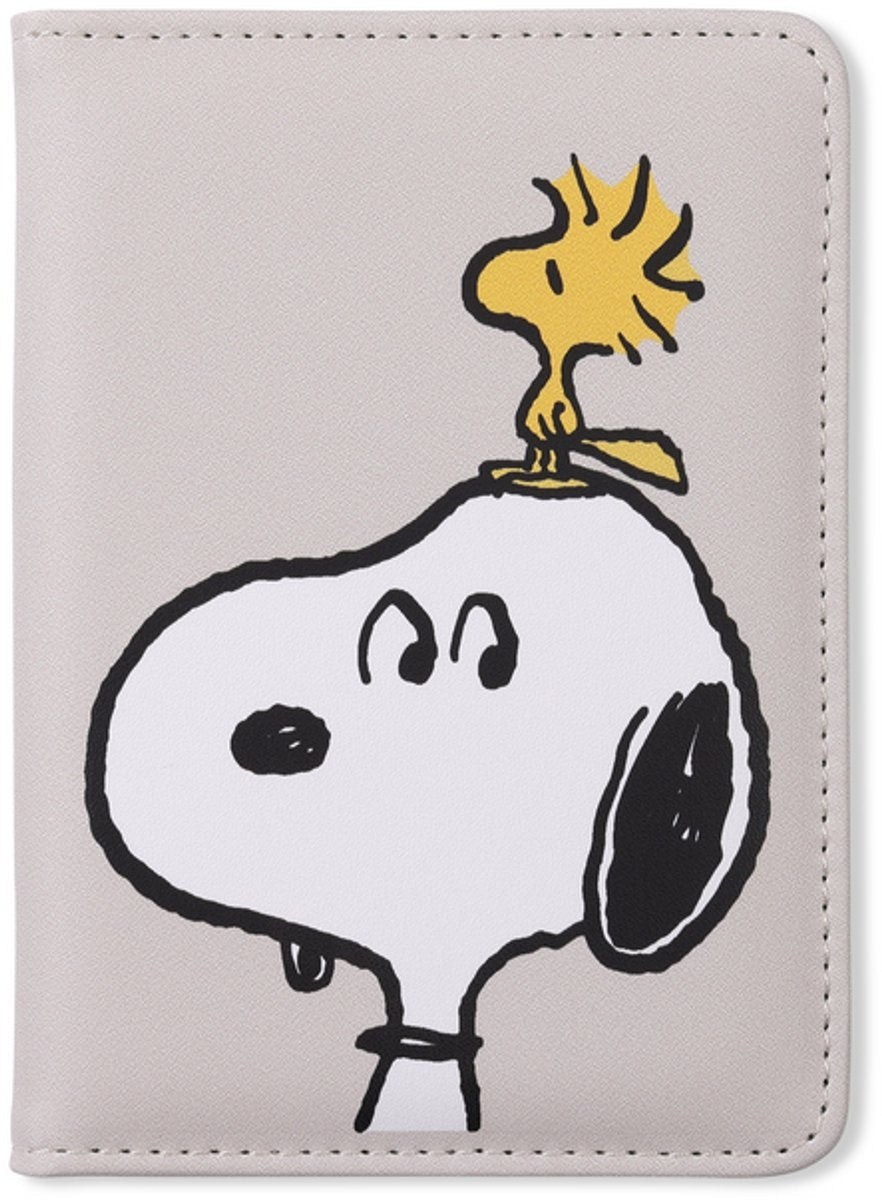 Peanuts snoopy – paspoorthoesje unisex kaarthouder – meerkleurig – standard