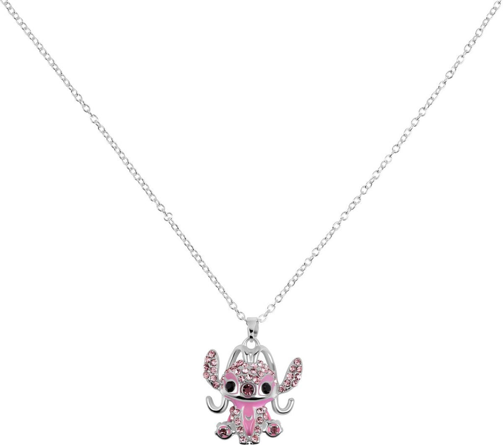Disney angel cyrstal pendant necklace