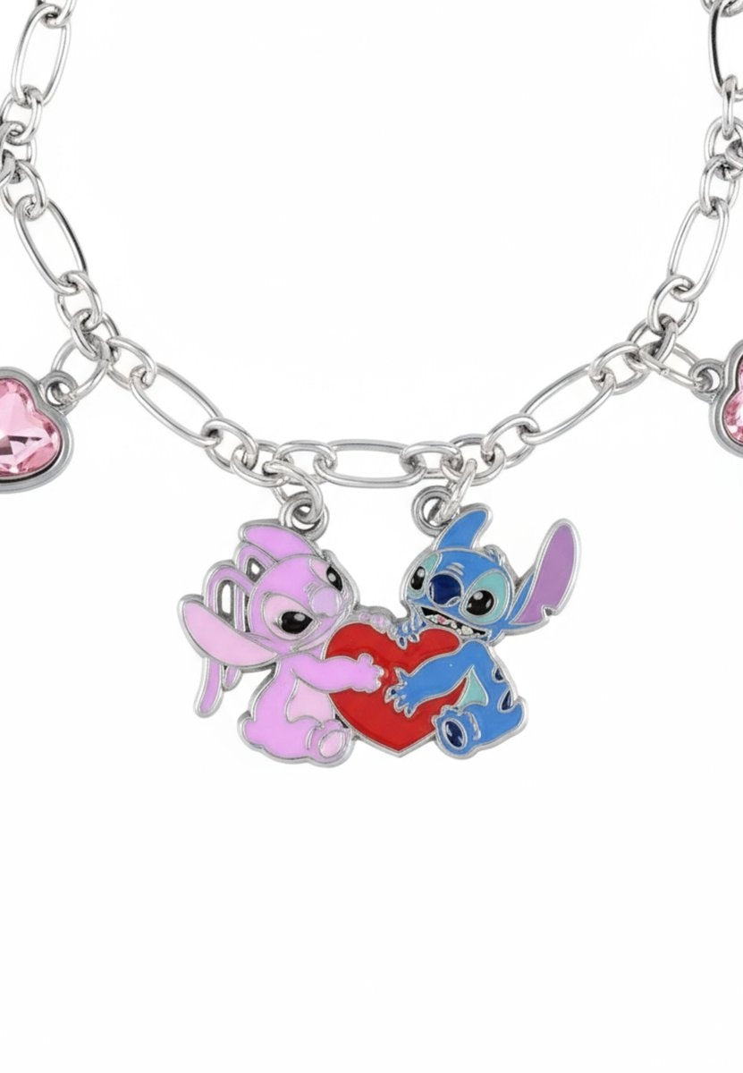 Stitch & angel – love – armband – stitch bedeltjes
