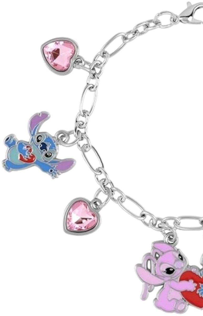 Stitch & angel – love – armband – stitch bedeltjes