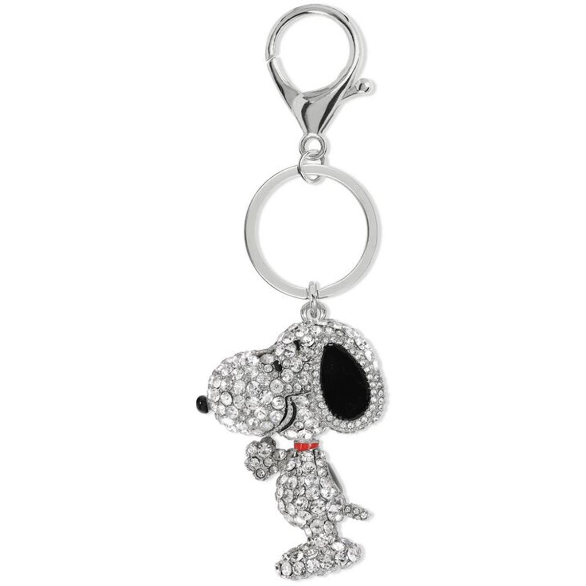 Peanuts snoopy unisex sleutelhanger – zilverkleurig – standard